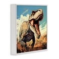 thumbnail image 2 of Stupell Industries Cottage Velociraptor Desert Sunset White Framed Giclee Art, 17 x 17, by Creative Studio, 2 of 8