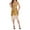 Beige, variant on Wdgfv Womens Sequin Dress Elegant Plus Size Flapper Dress with Sequin Beading Fringed Tassel Hem for Women Party
