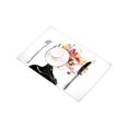 thumbnail image 3 of MKHERT Harmony Girl with Floral Hair Modern Futuristic Design Placemats Table Mats for Dining Room Kitchen Table Decoration 12x18 inch,Set of 4, 3 of 4