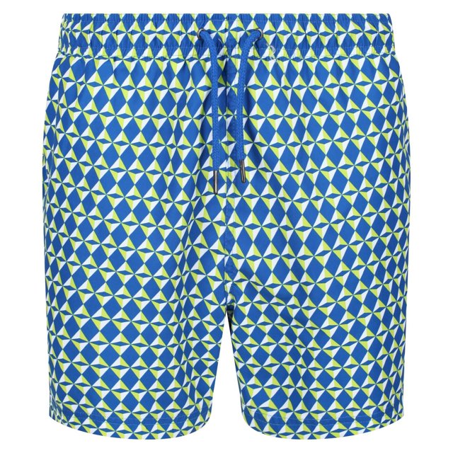 Regatta - Bermudas Loras Geométrico para Hombre (Azul Lapis)