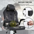 thumbnail image 7 of BestOffice Massage Gaming Chair, Lumbar Support, Rolling Swivel for Men, Women(Camo), 7 of 7