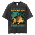 thumbnail image 4 of Camiseta The Horrors Never Ending Yet I Remain Silly, divertida camiseta lavada Retro de rana de estilo japonés, camisetas de gran tamaño para hombres, 4 of 5