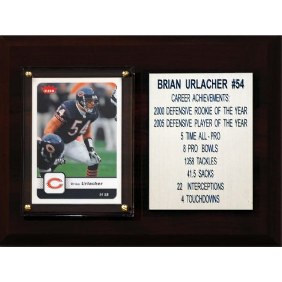 Brian Urlacher Bears 6'' x 8'' Plaque