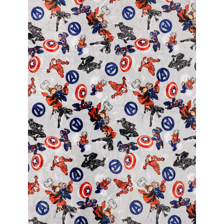 The Big One Oversized Marvel Characters Plush Avengers Throw