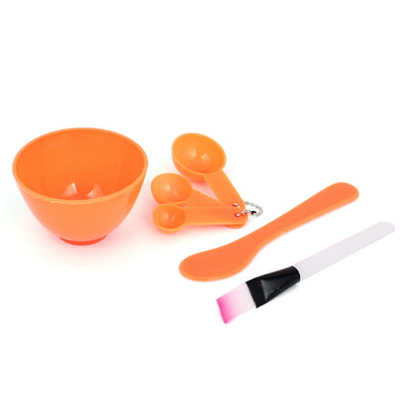Unique Bargains 6 in1 Makeup DIY Facial Mask Mixing Bowl Brush Spoon Stick Beauty Tool (Best Diy Beauty Products)