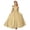Gold, variant on Girls Satin Prom Dress One Shoulder Pleated Sleeveless Maxi Dresses Formal Ball Princess Gown With Bowknot (7 Years, Yellow)