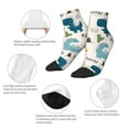 thumbnail image 5 of Pofeuu Childish Dinosaur Print 30cm Socks, Adult Running Hiking Socks for Youth and Adult, 5 of 7