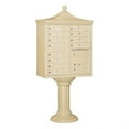 thumbnail image 2 of Regency Decorative Cluster Box Unit with 12 Doors and 1 Parcel Locker in Sandstone with USPS Access Type II, 2 of 3