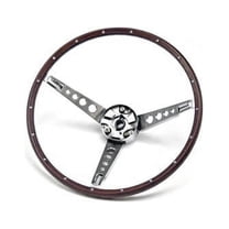 Scott Drake C7OZ-3600-NK Deluxe Steering Wheel Assembly Woodgrain
