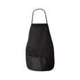 thumbnail image 2 of LIBERTY BAGS Aprons for Men and Women | 4 Pieces of Gardening Aprons with Pockets Which Made with 9 Oz./yd², 70/30 Polyester/cotton Heavy Twill - Black | Size - Neck Strap 25" Waist Ties 23", 2 of 5