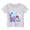 White, variant on Trendfront Girls Dino Tees Crewneck Cartoon Dinosaur Heart Print Short Sleeve T-Shirts Summer Cute Clothing Outfits Pullover Everyday Wear