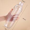 thumbnail image 4 of Cocktail Shaker Plastic Transparent Shatterproof Martini Shaker Drink Shaker, 4 of 6