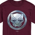 thumbnail image 3 of Marvel Black Panther - Circle Logo - Men's Short Sleeve Graphic T-Shirt, 3 of 5