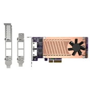 QNAP QM2 SERIES, 2 X PCIE 2280 M.2 SSD SLOTS, PCIE GEN3 X 4 , 2 X INTEL I225LM 2.5GBE NBASE-T PORT PCIE GEN3X4 2XINTEL I225LM 2.5GBE