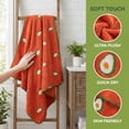 thumbnail image 3 of REGALWOVEN 1 Pack Thick Soft Coral Fleece Bath Towel with Cute Fruit Embroidery, Super Absorbent for Bathroom, Gym, Spa, Pool, Sports Red 55" x 28", 3 of 7