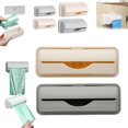 thumbnail image 1 of Trash can Liner Dispenser,Bin Liner Dispenser Trash Bag Holder,Wall Mount Garbage Bag Dispenser for Bottom of Can,Storage Trash Bags Containers,No Punching Garbage Bag Dispenser for Kitchen Bathroom, 1 of 8