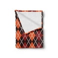 thumbnail image 2 of Geometric Soft Flannel Fleece Throw Blanket, Autumn Colors Retro Style Argyle Pattern Classical Old Fashion Scottish Irish, Cozy Plush for Indoor and Outdoor Use, 50" x 70", Multicolor, by Ambesonne, 2 of 5