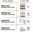 thumbnail image 4 of XINQIHANG Vacuum Storage Bags, 10 Small Space Saver Bags Vacuum Seal Bags with Pump, Space Bags, Vacuum Sealer Bags for Clothes, Comforters, Blankets, Bedding, 4 of 7