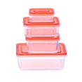 thumbnail image 2 of STARTIST 4 Pieces 1/12 Kitchen Dollhouse Bento Lunch Boxes Accessory DIY Pretend Play Red, 2 of 9