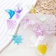 thumbnail image 1 of DIY Ocean Theme Pendants Silicone Molds Resin Casting Molds For UV Resin Epoxy Resin Jewelry Making Anchor/Fish/Shell 106x99x4.5mm Hole: 1.8mm Inner Diameter: 20~36x18~42x4.5mm, 1 of 5