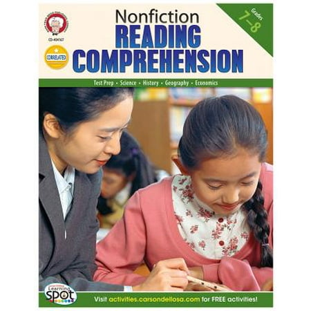 Nonfiction Reading Comprehension, Grades 7 - 8