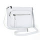 thumbnail image 1 of Bandolera befen de piel auténtica para mujer, color blanco, 1 of 7