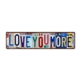 thumbnail image 2 of ERTZAE Love You Bye Sign,3.9X15.7In,Charming Love Message Sign For Living Room & Bedroom,Romantic Farmhouse Love Sign,Holiday Wedding Decor,Office Apartment Art,Vintage Love You Bye Metal Wall Sign, 2 of 8