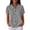 Black-A#110521nn, variant on Hearthz Striped Peter Pan Collar Women Button Down Shirt Short Sleeve Waffle Knit Women Blouses Dressy Casual Summer Boho Tunic Top