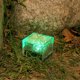 thumbnail image 5 of Lámpara solar de ladrillo de vidrio ABS LED, impermeable, enterrada en el suelo, para exteriores, patio, jardín, césped, luz verde., 5 of 13