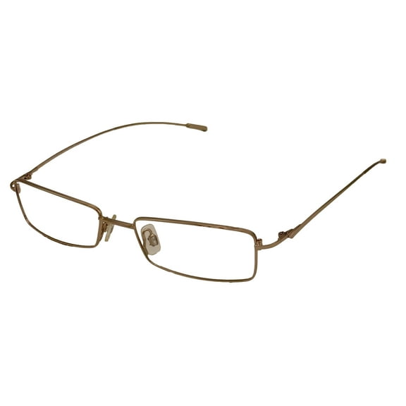 Kenneth Cole Mens Ophthalmic Metal Rectangle Eyeglass Frames KC139 Gold 32 1 Pair