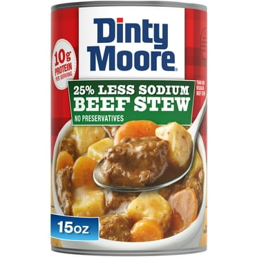 DINTY MOORE Beef Stew 25% Less Sodium 15oz Can