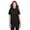 Black, variant on UltraClub UC105W Ladies Lakeshore Stretch Cotton Performance Polo