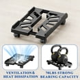 thumbnail image 2 of Yalumo PC Stand for Floor, Adjustable Computer Tower Stand, PC Tower Stand for Carpet, CPU Stand Under Desk for Gaming Home Office , PC Holder Cart with Locking Caster Wheels for Students and Gamers, 2 of 7