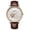 Rose white brown, variant on Rhinestone Skeleton Automatic Self-Winding Vintage Wristwatch Men Mechanical Business Multifunctional Wrist Watch Stainless Steel Genuine Leather Sapphire Crystal Waterproof Clock Luminous