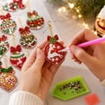 thumbnail image 6 of Diamond Art Christmas Ornaments Set, 2026 Christmas Ornaments, Christmas Tree Decorations, Christmas Diamond Painting Kit, Red Green Cute Mini Christmas Ball Ornaments, 3X3 Inch, 6 of 7