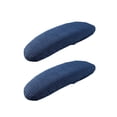thumbnail image 2 of Bearachild 2 fundas de silla elegantes para silla de oficina, respetuosas con el medio ambiente y sin arrugas, fáciles de instalar para silla de Decoración del hogar azul oscuro, 2 of 6