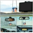 thumbnail image 3 of WEUVEB 2Ud Colgante Para Espejo Retrovisor De Auto Decorativo Cute Y Material Resistente, 3 of 8