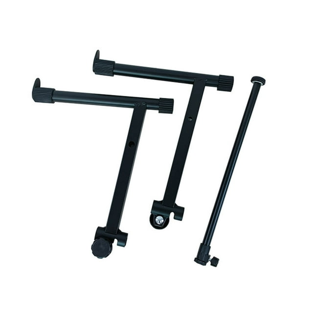 Soidarity Soporte de teclado de metal fácil de instalar | Durable y confiable | Ancho ajustable | Adecuado para piano Accesorios para instrumentos musicales