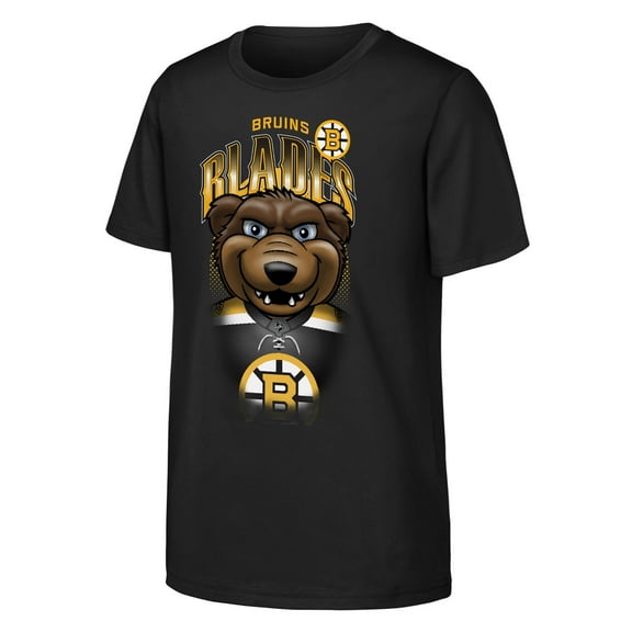 Youth Outerstuff Black Boston Bruins Mascot Highlight T-Shirt
