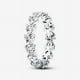thumbnail image 1 of Pandora Anillo de Eternidad 193103C01-52 con Fila de Corazones - Talla 52, 1 of 5