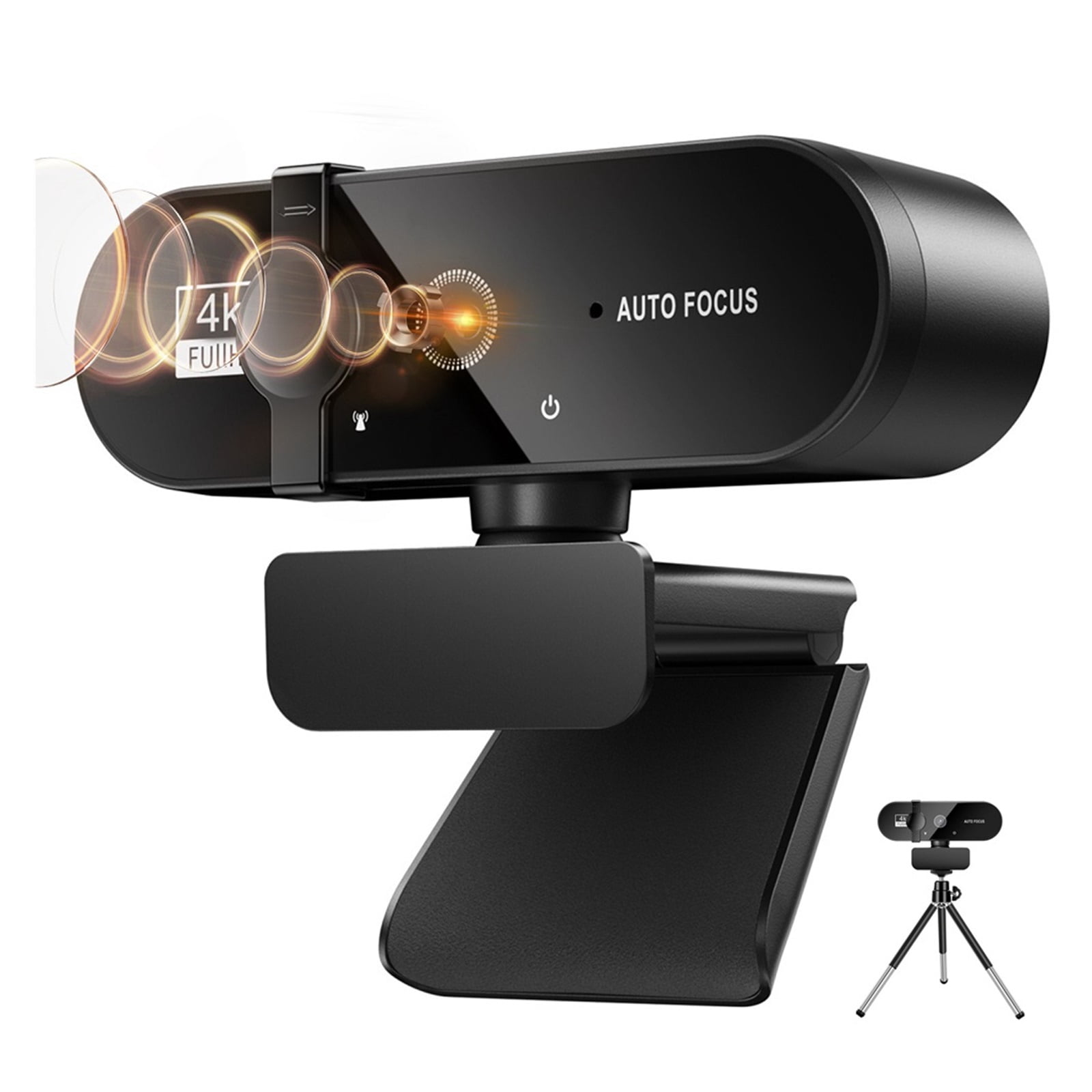 Webcam 4K 1080P Mini Camera 2K Full HD Webcam With Microphone 15-30fps USB Web Cam For PC Laptop Video Shooting Camera ,HD Video
