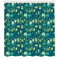 thumbnail image 3 of Ambesonne Jellyfish Shower Curtain, Funny Sea Creatures, 69"Wx84"L, Multicolor, 3 of 3