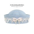 thumbnail image 7 of Slccxzc Japanese Y2K Lace Sailor Hat with Bow Women Vintage Beret Flipped Brim Beret Cap for Party Accessory, 7 of 7