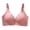 Pink, variant on QASIEATN Seamless Underwear for Women Wireless Supportive Full Coverage Bras Women's Jelly Depp V Everyday Bras