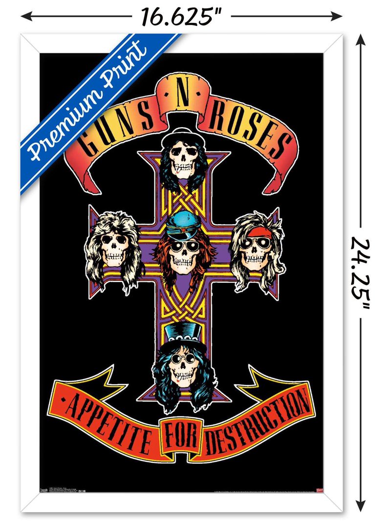 Guns N' Roses - Cross Wall Poster, 14.725