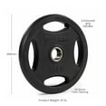 thumbnail image 6 of Titan Fitness 35 LB Single Black Grip Plate, Cast Iron and Rubber Coating, Sold as a Single Plate, 6 of 6