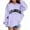 Purple, variant on Telankuip Girls Oversized Hoodies Los Angeles California Letter Print Long Sleeve Hooded Sweatshirts Comfortable Casual Loose Soft Kid's Drawstring Pullover Tops with Pockets White 2-3 Years