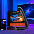 thumbnail image 5 of Tira LED Inteligente Bogast 4.5m RGB 5050 Compatible Smart Life para TV 55-65 IP64 Eo Safe Imports Negro, 5 of 5