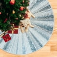 thumbnail image 6 of Ryvnso Christmas Tree Skirt Blue Fireworks Xmas Tree Skirts Ornament Home Decorations 35.4", 6 of 6