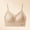 Khaki, variant on Women's Bra Sports Bras for Women Large Bust Printed Sheer Bralette Wireless Soft Stretch Seamless Comfort Light Support Patterned Everyday Lingerie Bra for Day to Night and Lounge Wear
